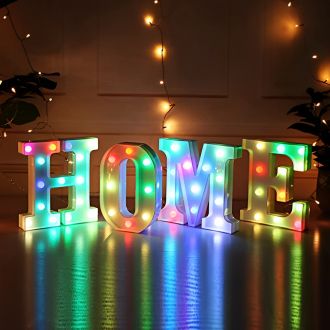 Steel Marquee Letter Colorful Home Decor High-End Custom Zinc Metal Marquee Light Marquee Sign