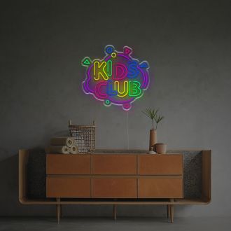 Colorful Kids Club LED Neon Sign