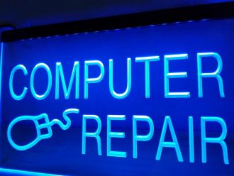 Computer Repair Internet Laptop LED Neon Sign