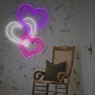 Conecting Heart LED Neon Sign