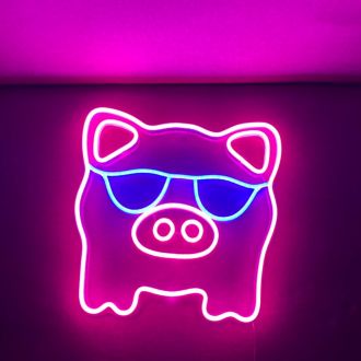 Cool Pig Neon Sign