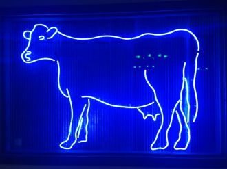 Cow Neon Sign