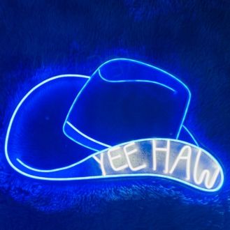 Cowboy Hat Neon Sign