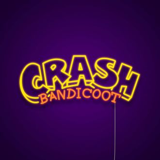 Crash Bandicoot Neon Sign