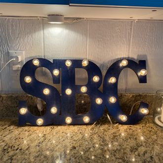 Steel Marquee Letter Custom SBC High-End Custom Zinc Metal Marquee Light Marquee Sign