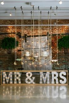 Steel Marquee Letter Wedding Mr Mrs High-End Custom Zinc Metal Marquee Light Marquee Sign