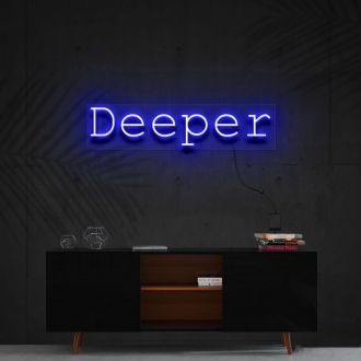 Deeper Neon Sign