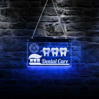 Dentist Dental Care Dental Hygienist Office LED Neon Sign