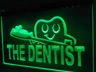 Dentist Toothbrush LED Neon Sign