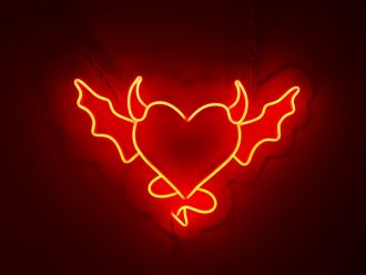 Devil Angel And Demon Neon Sign