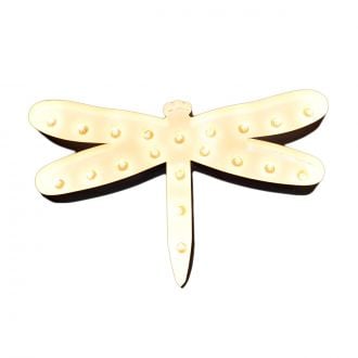Steel Marquee Letter Dragonfly Vintage High-End Custom Zinc Metal Marquee Light Marquee Sign