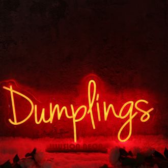 Dumplings Red Custom Neon Sign