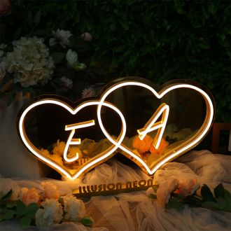 E And A Neon Sign