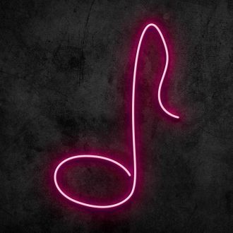 Eighth Note Neon Sign