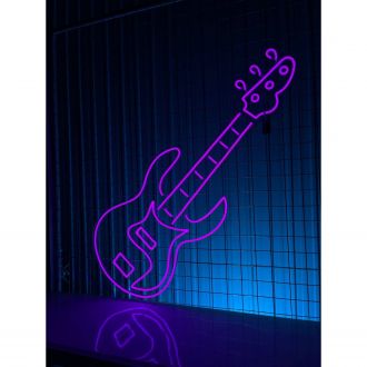 Electric Guitar Led Sign Coffee Music Decor Guitar Led Neon Sign Light Restaurant Decor