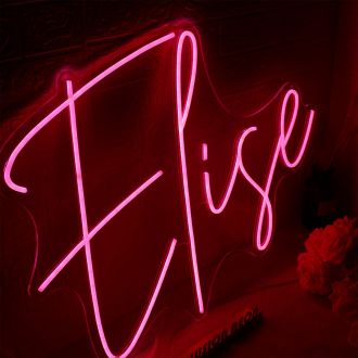 Elise Red Neon LED Sign