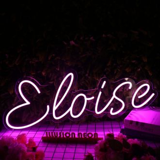 Eloise Purple Neon Sign