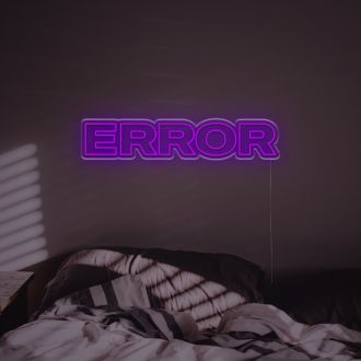 Error For Home LED Neon Sign
