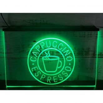 Espresso Cappuccino Coffee Cup LED Neon Sign