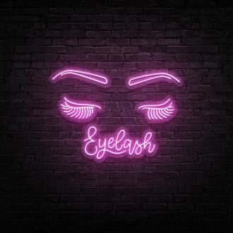 Eyelash Shop Neon Sign