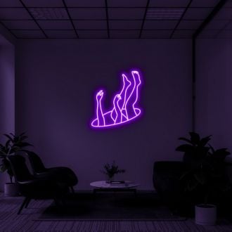 Falling Neon Sign