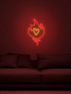 Fire Love Neon Sign