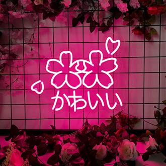 Flower Sakura Led Neon Decor Sign