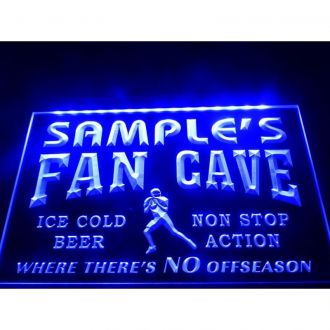 Football Fan Cave Bar LED Neon Sign