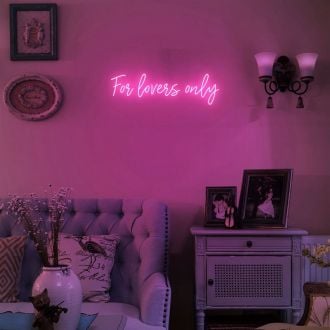 For Lovers Only Neon Sign