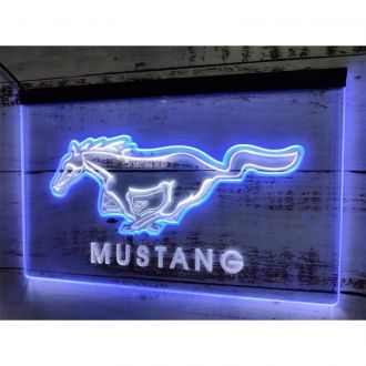 Ford Mustang Dual LED Neon Sign