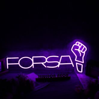 FORSA Dark Purple Neon Sign