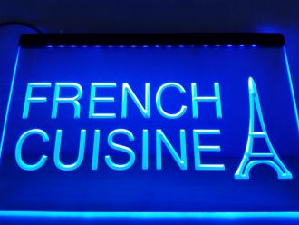 French Cuisine Cafe Restaurant LED Neon Sign
