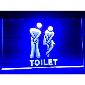 Funny Toilet Entrance LED Neon Sign
