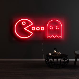 Game Pacman Neon Sign