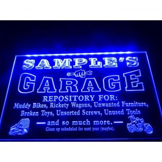 Garage Repair Shop Room Bar v1 LED Neon Sign