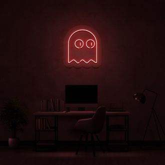 Ghost Man Neon Sign