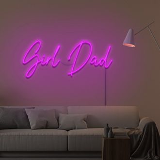 Girl Dad Neon Sign