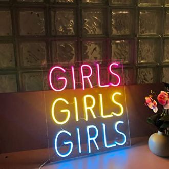 Girls Girls Girls Neon Sign For Bar