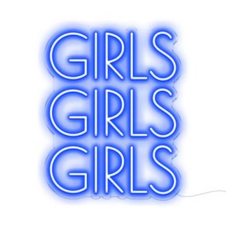 Girls Girls Girls Neon Sign For Grils