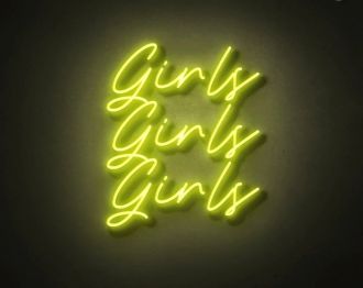 Girls Girls Girls Neon Sign Led