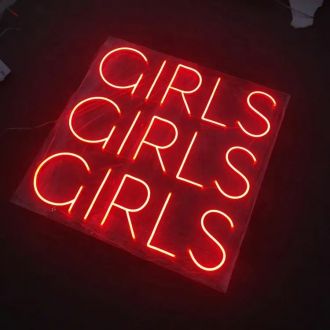 Girls Girls Girls Neon Sign Neon Led