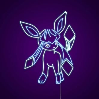 Glaceon Neon Sign