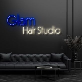 Glam Hair Studio Neon Sign