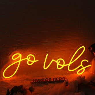 Go Vols Orange Neon Sign