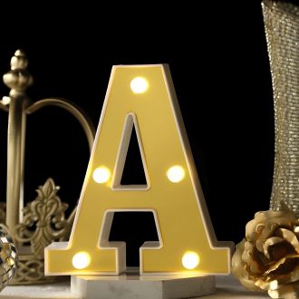 Gold 3d Marquee Letters Led Light Up Letters A Marquee Light