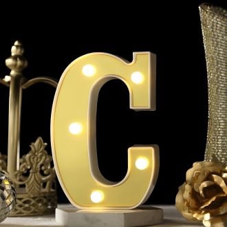 Gold 3d Marquee Letters Led Light Up Letters C Marquee Light