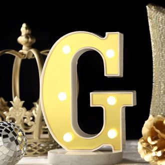 Steel Marquee Letter Gold Letters G High-End Custom Zinc Metal Marquee Light Marquee Sign