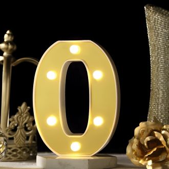 Steel Marquee Letter Gold Letters O High-End Custom Zinc Metal Marquee Light Marquee Sign