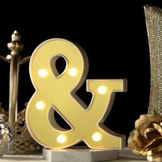 Steel Marquee Letter Gold Symbol & High-End Custom Zinc Metal Marquee Light Marquee Sign