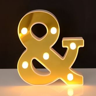 Steel Marquee Letter Golden Symbol & High-End Custom Zinc Metal Marquee Light Marquee Sign